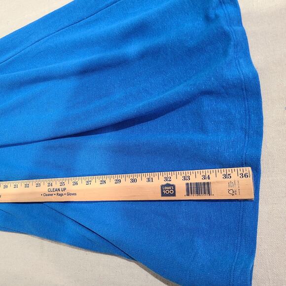 NWT Old Navy Twist Back Linen Blend Blue Dress Beachy Coastal Swim Cover Size S - Picture 10 of 12